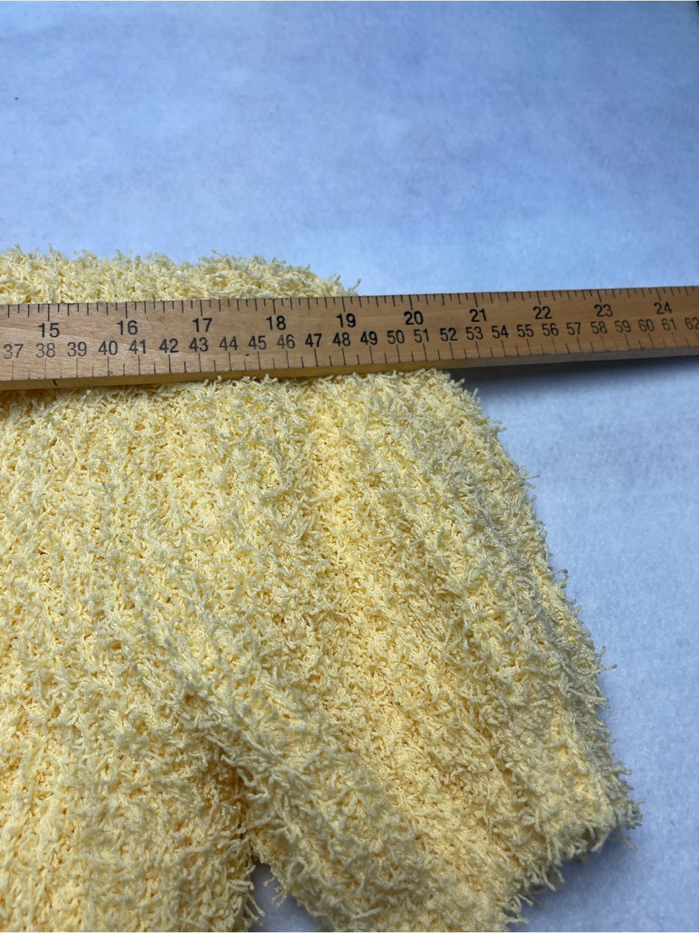 Chicwish Sunny Yellow Textured V-Neck Short Sleeve Sweater - Picture 8 of 10
